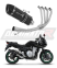Полная система выхлопа Suzuki GSF 650 BANDIT N / S 2007 - 2016 DOMINATOR HP1 черный