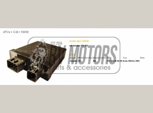 Комутатор YAMAHA YFZ450 04-05 DZE ELEKTRYKA 10030-01