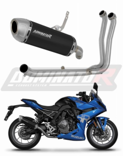 Полная система выхлопа Suzuki GSX-8S / GSX-8R 2023 - 2025 DOMINATOR S6 черный