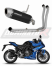 Полная система выхлопа Suzuki GSX-8S / GSX-8R 2023 - 2025 DOMINATOR S6 черный