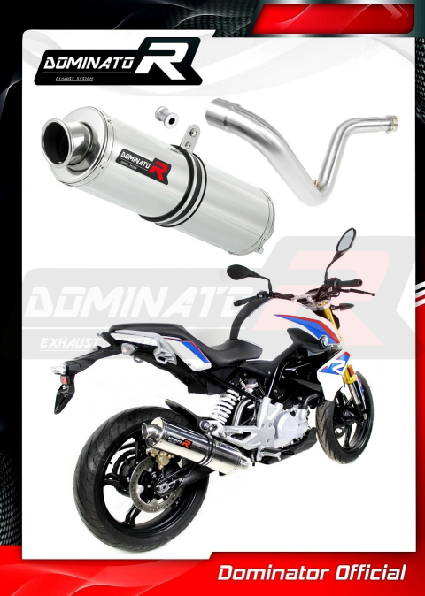 Прямоток DOMINATOR BMW G 310 R 2016 - 2018 круглый