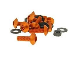 Набор болтов пластика Vicma M5x16 8шт оранжевые