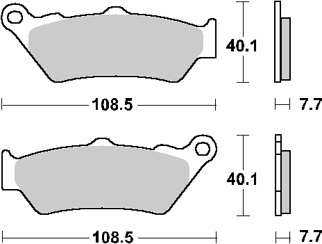 Гальмівні колодки SBS 674SI (FA209/FA209/2)