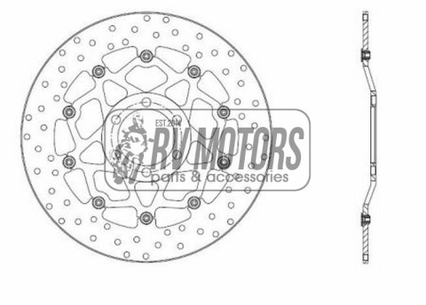 Тормозной диск BREMBO BRM 78B40816
