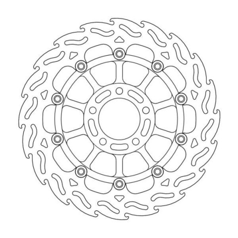 Тормозной диск MOTO-MASTER передний плавающий 310MM SUZUKI GS 500 '89-'07, GSF 1200S '95-'05 M113027