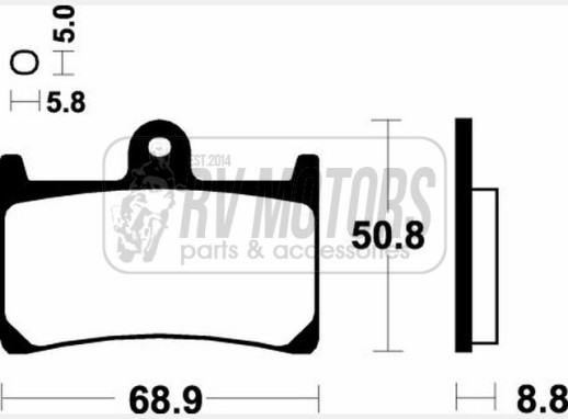 Гальмівні колодки SBS 639HF