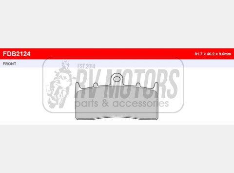 Тормозные колодки FERODO FDB2124ST