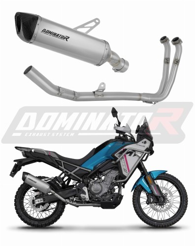 Полная система выхлопа CF MOTO 450 MT 2024 DOMINATOR HP6