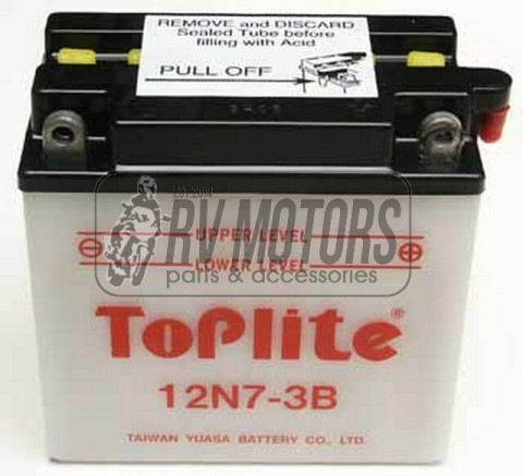 Аккумулятор TOPLITE 12N7-3B