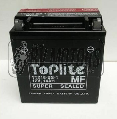 Аккумулятор TOPLITE YTX16-BS-1