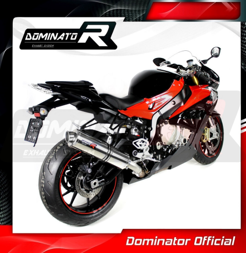 Прямоток DOMINATOR BMW S1000RR 2015 - 2016 круглый