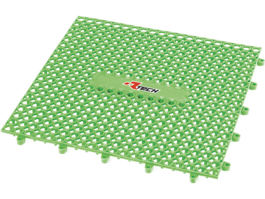 Сервісний килимок під мотоцикл 33x33см RACETECH TAPVE000008 зелений