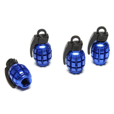 Колпачки ниппеля граната синие