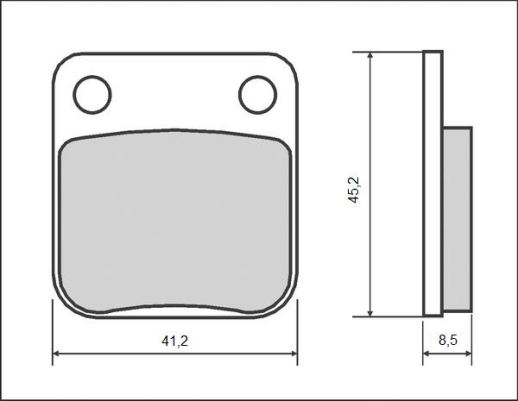 Гальмівні колодки BRENTA FT 3083 (FA54/FA257)