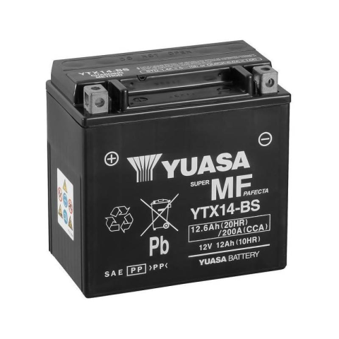 Аккумулятор YUASA YTX14-BS