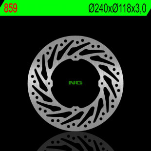 Тормозной диск NG передний HONDA CR 125/250 92-94, XR 250/600/650 91-11 (240X118X3,0MM) (4X6,5MM) NG859