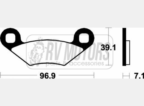 Тормозные колодки SBS 642HF