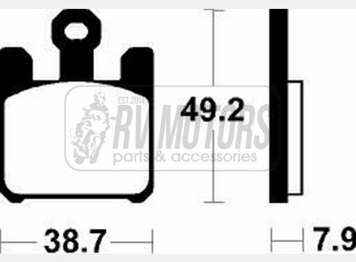 Гальмівні колодки SBS 788HS