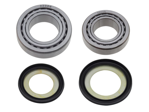 Комплект подшипников рулевой колонки KAWASAKI KLX 300R '97-'22, KLX 300 SM '21-'22, KX 500 '83-'04, KLX 650 '83-'96, KX 125 '82-'91, KDX 200/220/250 '81-'06, KLX 250 '94-'20, KX 250 '79-'91, SUZUKI DR 350/500/650/800, PSYCHIC MX-08295