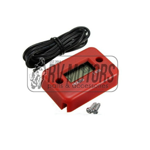 Счетчик моточасов красный