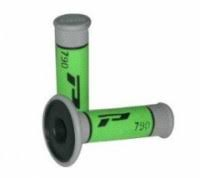 Ручки руля PROGRIP (22+25MM 115MM) чёрный/серый/зелёный (PG790/8) PA079000THVE