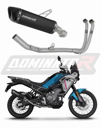 Полная система выхлопа CF MOTO 450 MT 2024 DOMINATOR HP6 черный