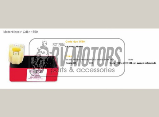 Комутатор HONDA XR 600 R &#39;88-&#39;00 DZE ELEKTRYKA 1550-01