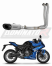 Полная система выхлопа Suzuki GSX-8S / GSX-8R 2023 - 2025 DOMINATOR HP8 