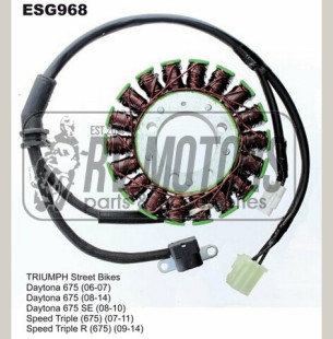 Генератор TRIUMPH Daytona 675 (06-14) , Street Triple 675 (07-11), Street Triple R 675 (09-14) ELECTROSPORT ESG968