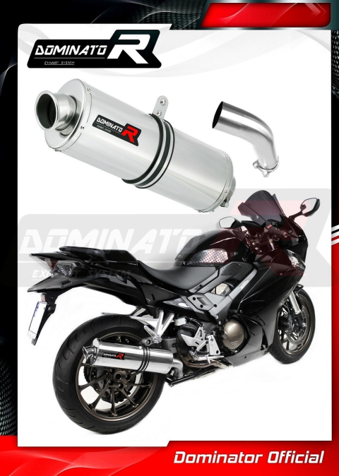 Прямоток DOMINATOR HONDA VFR 800 F 2014 - 2019 овальный