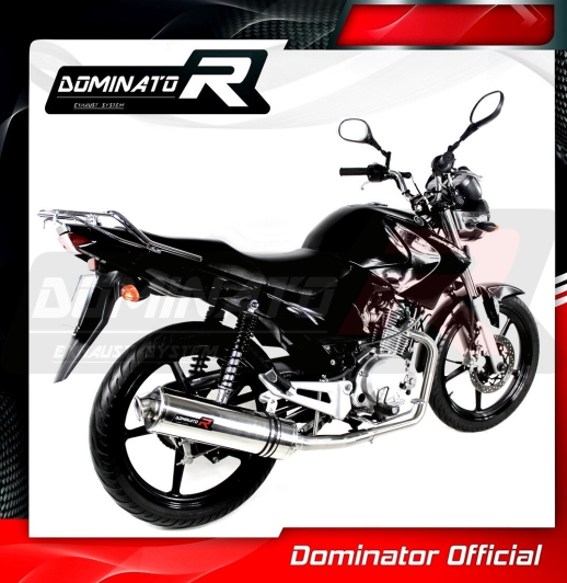 Прямоток DOMINATOR YAMAHA YBR 125 2009 - 2018 круглий