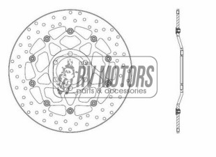 Тормозной диск BREMBO BRM 78B40861