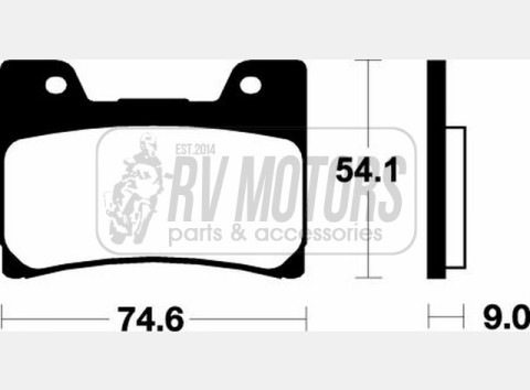 Тормозные колодки SBS 645HF