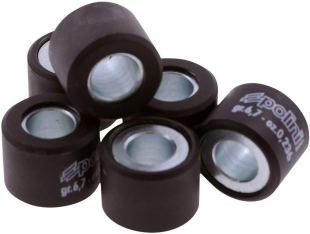 Ролики вариатора POLINI 046-90-67 15x12/6,7г 6шт зелёный