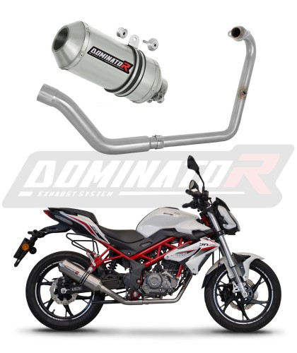 Полная система выхлопа Benelli BN 125 2018 - 2023 DOMINATOR G2 овальный