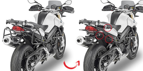 Крепления под боковые кофры KAPPA Monokey BMW  F800R (09-14) F800GT (13-15) KLR5118