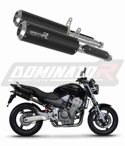 Прямоток Honda CB 900F HORNET 2002 - 2007 DOMINATOR GP черный