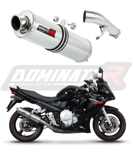 Прямоток Suzuki GSXF 650 2007 - 2016 DOMINATOR круглый