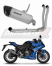 Полная система выхлопа Suzuki GSX-8S / GSX-8R 2023 - 2025 DOMINATOR HP6