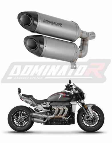 Прямоток TRIUMPH ROCKET 3 GT 2019 - 2024 DOMINATOR HP8