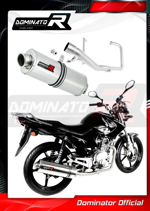 Прямоток DOMINATOR YAMAHA YBR 125 2009 - 2018 овальный