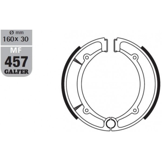 Гальмівні колодки GALFER MF457G2165