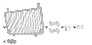 Захист радіатора HONDA CB 500X (16) KAPPA KPR1121