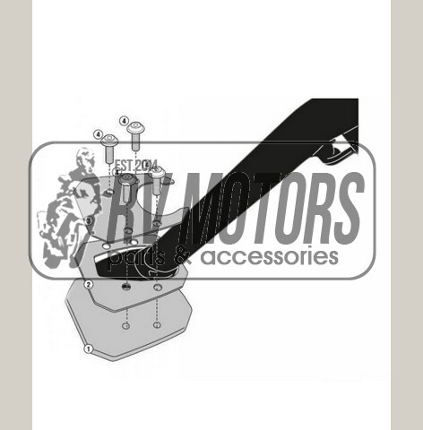 Розширення підніжки KTM 1190 ADVENTURE /R (13-15), 1050 ADVENTURE (2015), 1290 SUPER ADVENTURE (2015)