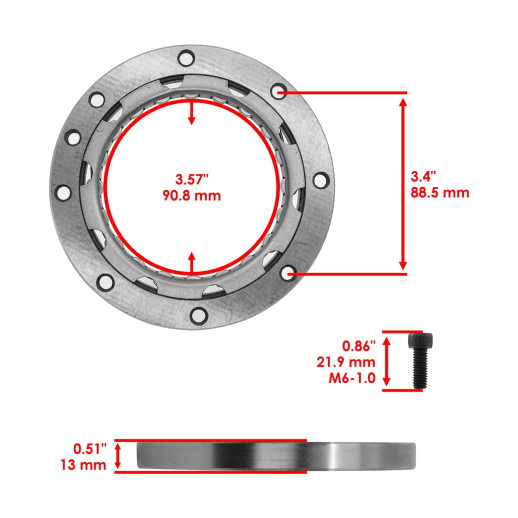 Ремкомплект обгонной муфты Yamaha XVS1100 99999-03908-00 Caltric SC170A2006 (Заменитель)