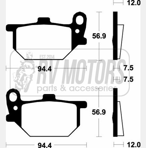 Тормозные колодки SBS 528HF