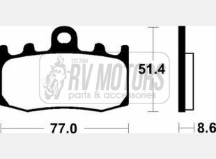 Тормозные колодки SBS 796HS