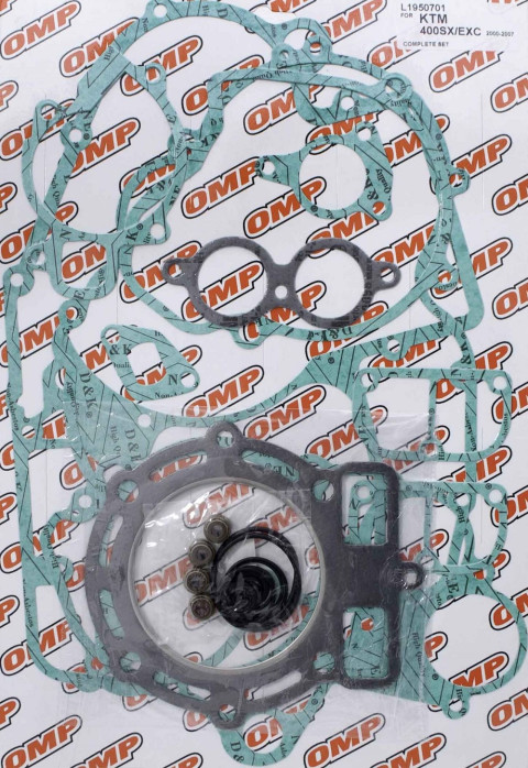 Полный комплект прокладок KTM SX/EXC 400 '00-'07, EXC 450 '02-'07 OMP L1950701