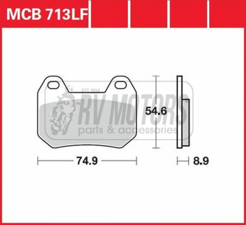 Тормозные колодки TRW LUCAS MCB713