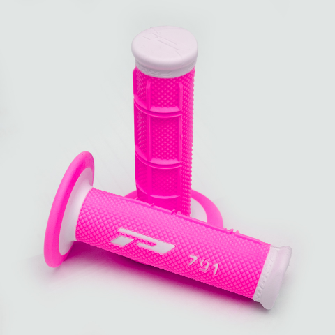 Ручки руля PROGRIP PG791 (22+25MM 115MM) белый/фуксия (PG791WH/FX) PA079100BIFX